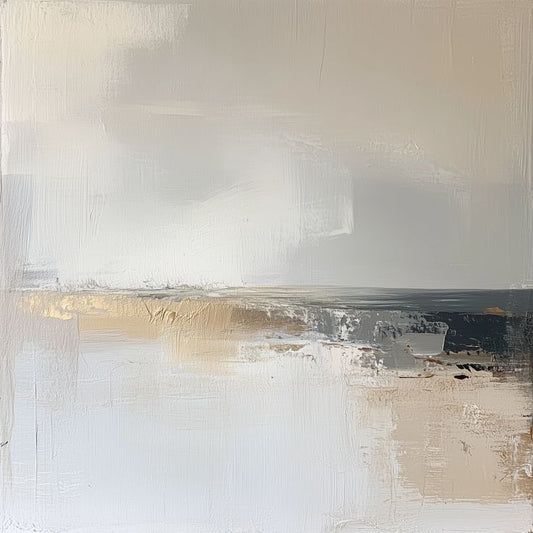 Silent Shore Textured Abstract