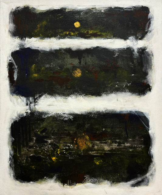 Contemporary Abstract in Deep Earth Tones