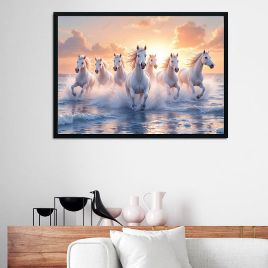 Celestial Run – Seven White Horses