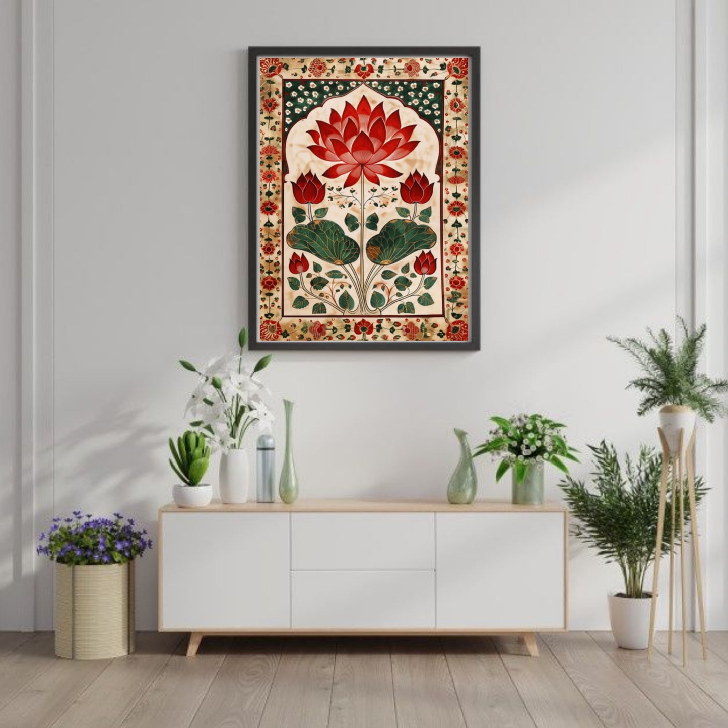 Lotus Majesty – Sacred Bloom Art Print