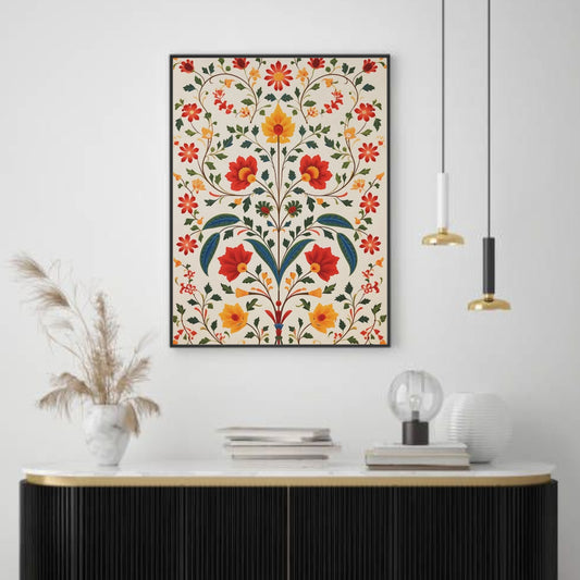 Mughal Bloom Heritage Art Print