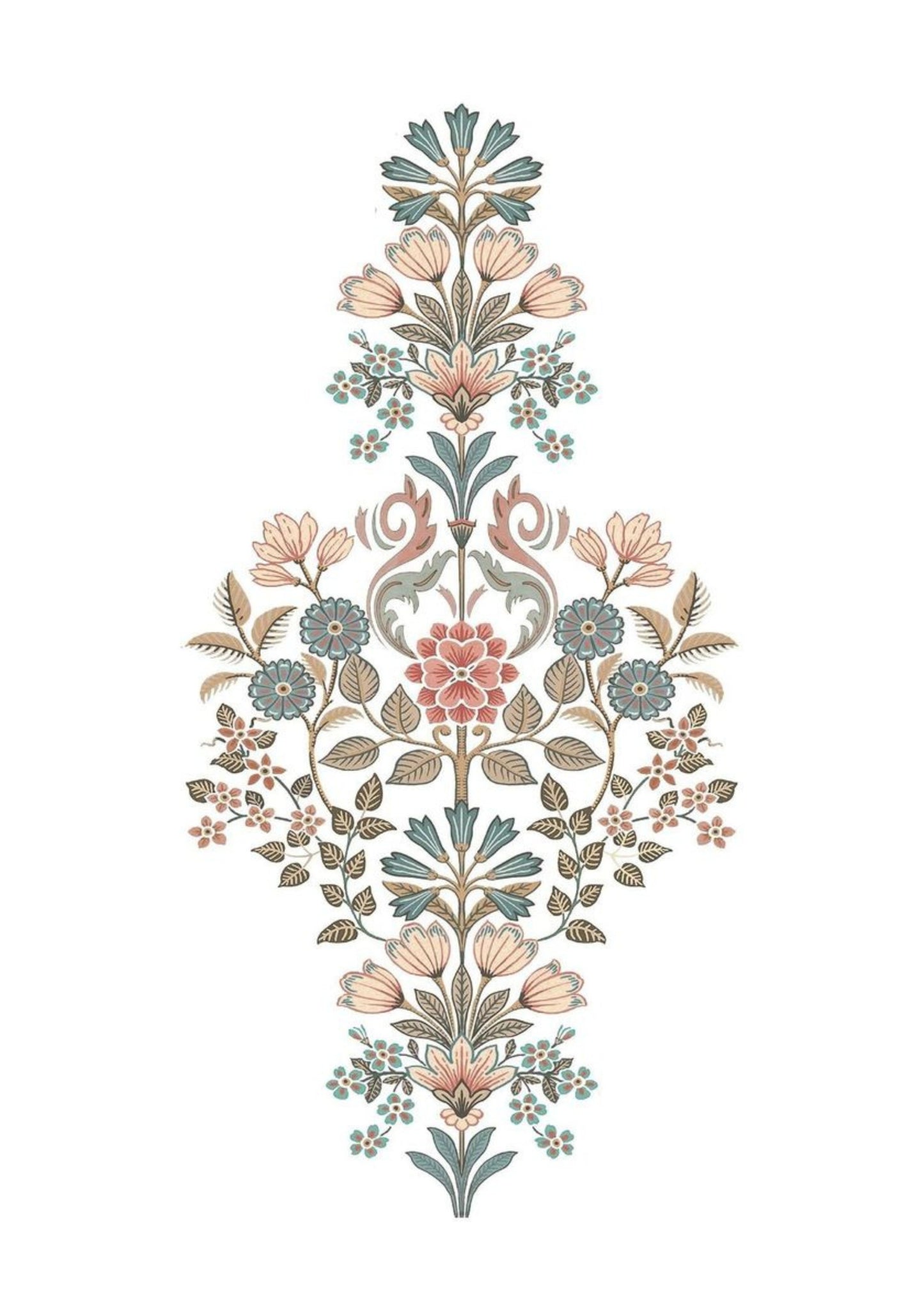 Mughal Motif Art Print