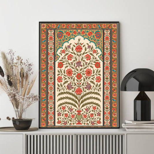 Traditional Floral Art Print