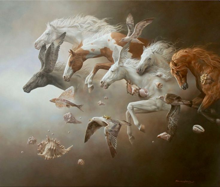 Flying Horses – Surreal Fantasy