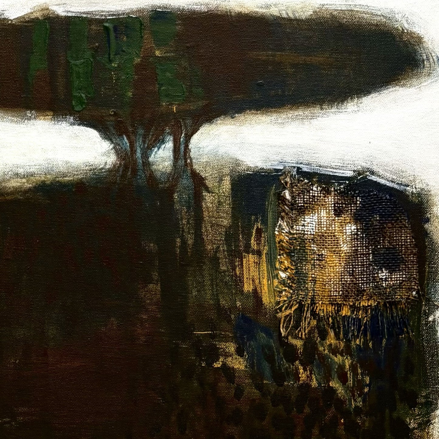 Unspoken Layers - Mixed Media Abstract