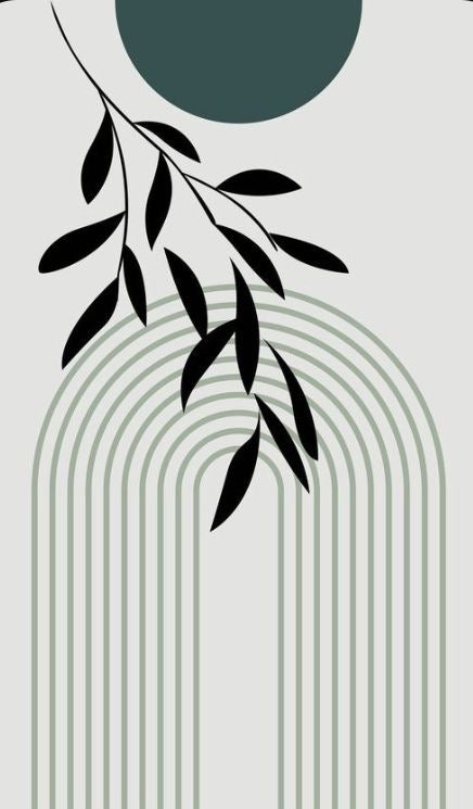 Minimal Botanica – Set of 3 Modern Abstract