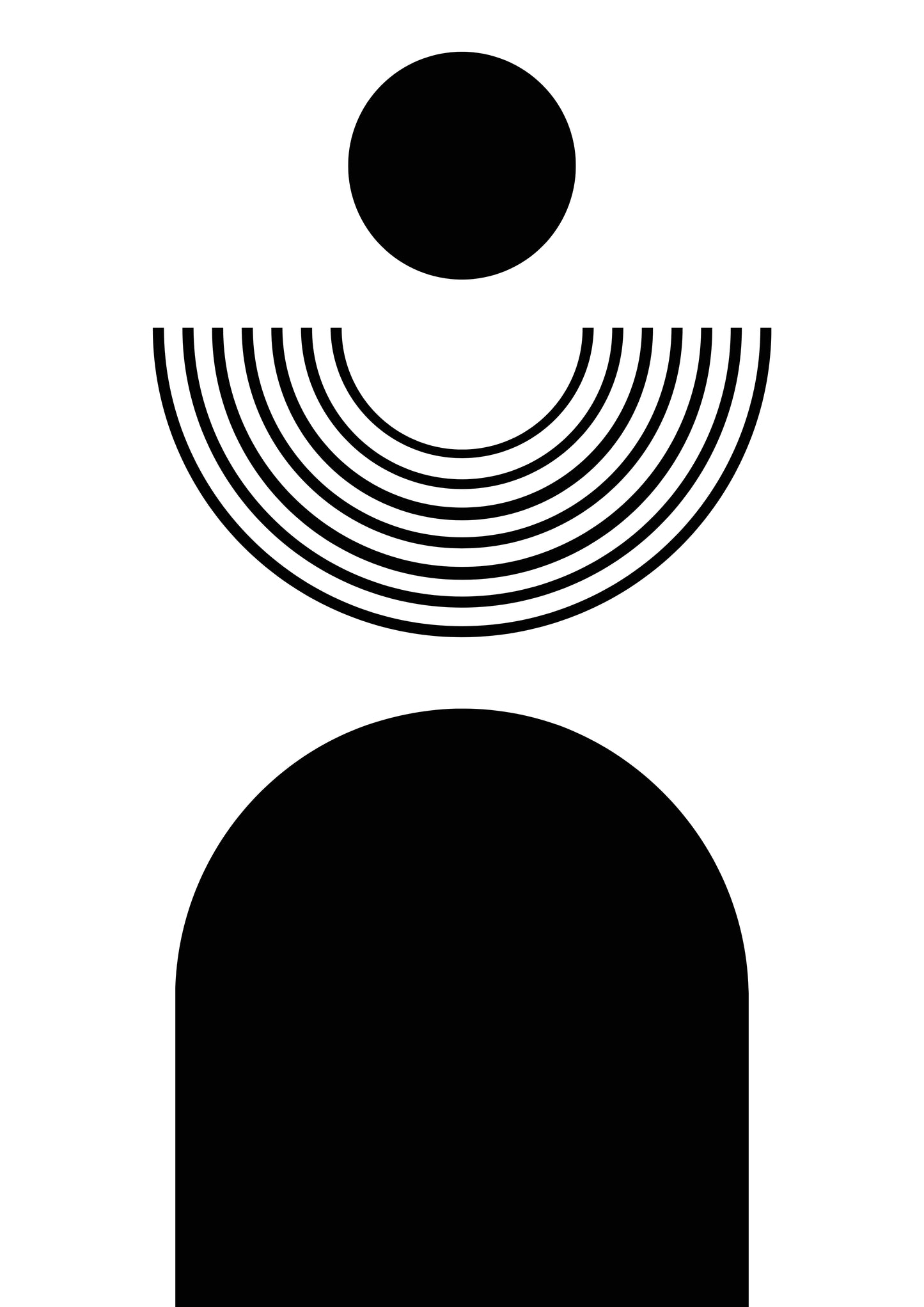 Modern Monochrome Geometry – Set of 2