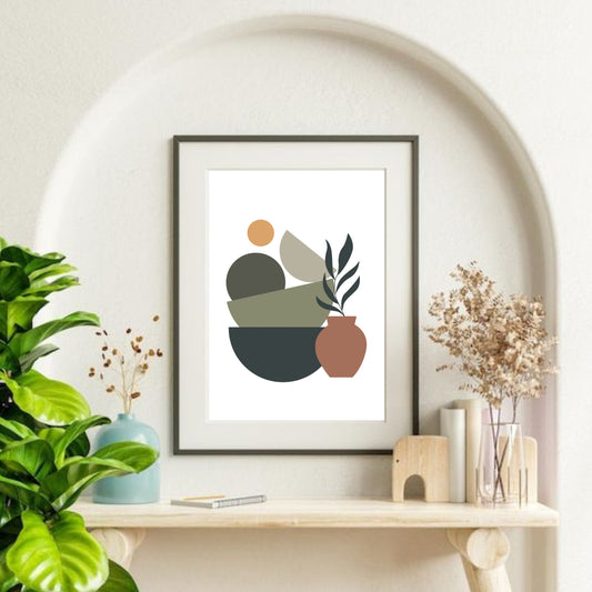 Earth & Form: Modern Boho Wall Art